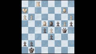 White David Gorodetzky vs Black D Gukesh  2024 01 chess chessgame shorts [upl. by Atteynek]