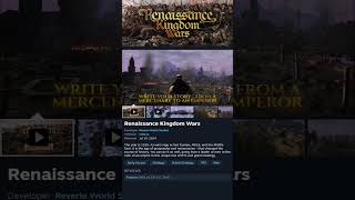 Renaissance Kingdom Wars New or Trending Game [upl. by Nomannic]