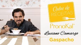 Gaspacho  Clube de receitas PronoKal  Luciano Camargo [upl. by Tiga732]