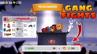 CATS PRESTIGE amp GETTING 2380 TROPHIES IN GANG FIGHTS  Crash Arena Turbo Stars [upl. by Acirtap693]