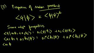 Dirac Notations and Properties of Brakets  Quantum Mechanics  Zettili [upl. by Jemie]