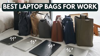 BEST LAPTOP BAGS FOR WORK  16quot Device Size  Review  Comparison  Celine Bellroy Tory Burch [upl. by Luby]