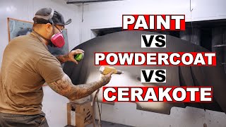 Paint vs Powdercoat vs Cerakote  Which is better and why  Modify with TFC EP14 [upl. by Eimareg]