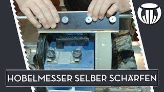 Hobelmesser mit der Tormek schärfen [upl. by Ahsika]