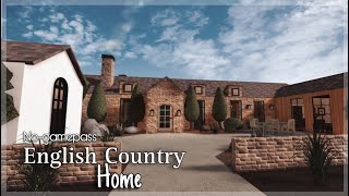 BLOXBURG  English Country Home  NoGamepass  Speedbuild 12 [upl. by Shirberg]