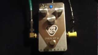 PiggyFX Brown Pig DistortionOverdrive  GUITAR Demo [upl. by Naesal]