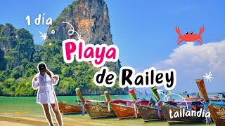 1 Día en Railey Beach en Tailandia 🇹🇭 [upl. by Trinetta]