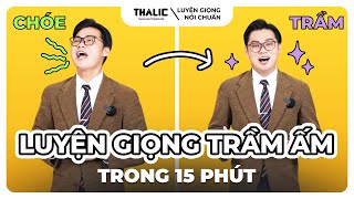 THALIC VOICE  CÁCH LUYỆN GIỌNG TRẦM ẤM NHANH NHẤT thalicvoice luyengiongnoichuan [upl. by Tori]