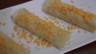 Canelones de cangrejo  Crab cannelloni [upl. by Ehcropal]