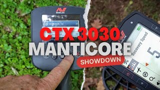 Minelab Manticore vs CTX 3030 The Showdown  Real Digs [upl. by Urbai]