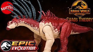 Mattel Chaos Theory Bajadasaurus Review Jurassic World Epic Evolution Gigantic Trackers [upl. by Ainat]