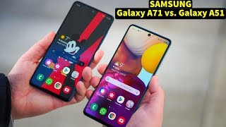 Samsung Galaxy A71 vs Galaxy A51  Smartphone Vergleich  CH3 Test Review Deutsch [upl. by Thetis]