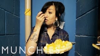 Fake Cheese Cheesecake Girl Eats Food Episode 6 [upl. by Yboc]