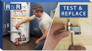 Water Heater Thermocouple  Voltage Test amp Replacement  Repair amp Replace [upl. by Nedah]