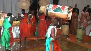 Burundi Drummers at an Indian Functions [upl. by Mckenna]