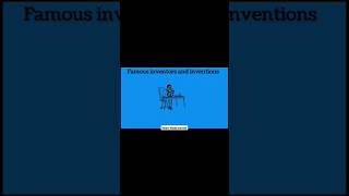 Famous inventors and their inventions  Smart Study journey shorts viralshorts upsc [upl. by Erick]