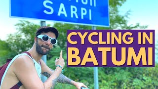 Cycling from Batumi Georgia to Sarpi  Whats it like [upl. by Linetta595]