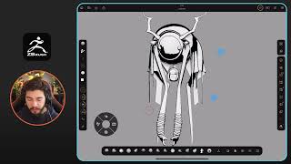 ZBrush for ipad quick tips 09  Custom MatCaps and subtool dimming [upl. by Sackey]