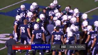 Butler Football vs Indiana Wesleyan [upl. by Yeblehs]