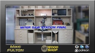 Miter Saw Station Final [upl. by Lawan287]