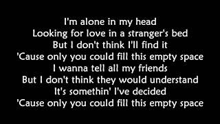 James Arthur  Empty Space Lyrics [upl. by Akerdnuhs]