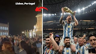 Reaction in Ronaldo’s Country Portugal After Lionel Messi Won the World Cup [upl. by Ralph]