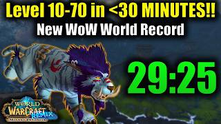 The Fastest WoW Speedrun Ever 1070 In Under 30 Minutes [upl. by Aushoj]