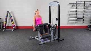 BodySolid ProSelect GCECSTK Leg Ext amp Leg Curl Machine BodySolidcom [upl. by Kcirded]