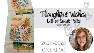 SNEAK PEEK New Colors New Papers amp Thoughtful Wishes Stampin Up 2425 [upl. by Bendix]