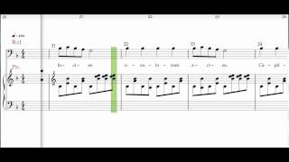 Orff  Carmina Burana  Veni veni venias  slow  Bass  choir 1 [upl. by Enyawad]