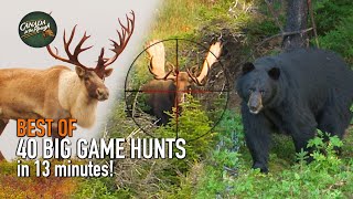 40 Canadian Hunts in 13 Minutes BEST OF HUNTING Compilation [upl. by Eedebez]