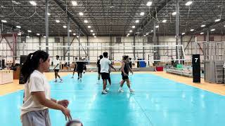 Volleyball Open Gym Scrims  Game 2 10424 [upl. by Madel592]