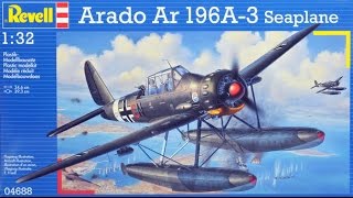 Revell 132 Arado AR196A3 quotInBoxReviewquot 31615 [upl. by Aiyram]