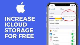 Increase Your iCloud Storage for Free  iCloud Plus for Free [upl. by Rozina]