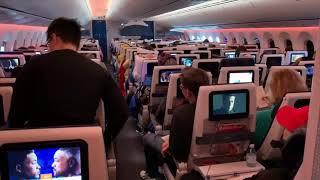 INSIDE BOEING 787 DREAMLINER  Economy Comfort Seat KLM  B787 SEAT CONFIGURATION amp WINDOW SHADE [upl. by Halyhs]