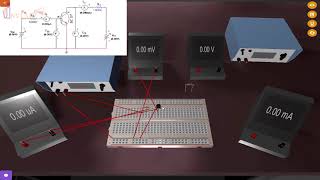 BJT Common Emitter Characteristics  Input Experiment  Virtual Lab  INVLABZ [upl. by Egiaf]