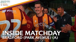 INSIDE MATCHDAY Bradford Park Avenue vs Bradford City [upl. by Nnahsal29]