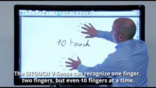 Interactive touch display with up to 10 touch points [upl. by Godric]