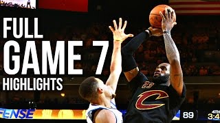 Warriors vs Cavaliers Game 7 NBA Finals  061916 Full Highlights [upl. by Assilav874]