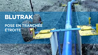 Comment poser des tuyaux en fonte ductile en tranchée étroite  BLUTRAK  SaintGobain PAM [upl. by Nimzaj]