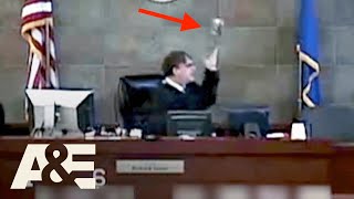 Angry Judge Throws Book After Juror Tries to Get Out of Jury Duty  Court Cam  AampE [upl. by Marta]