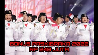 INILAH BESARAN BONUS BAGI PASKIBRAKA NASIONAL 2022 [upl. by Hamil216]