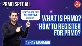 What is PRMO How to Register for PRMO Register For FREE ALL INDIA PRMO Mock Test  Abhay Mahajan [upl. by Naginarb47]