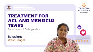 Treatment for ACL and Meniscus Tears  Yashoda Hospitals Hyderabad [upl. by Lebasiram863]