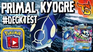 ✪ Pokémon TCG  Primal Kyogre Deck DECKTEST PrimalON [upl. by Srednas]