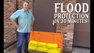 Flood Avert™ Utility Kit  Everything you need to create a flood barrier for an exterior door [upl. by Meador]