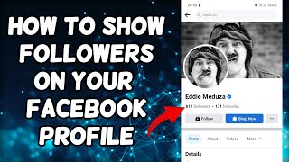 How To Show Your Followers On Your Facebook Profile [upl. by Elizabeth]