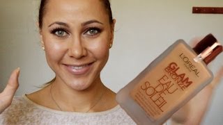 FIRST IMPRESSION LOréal Glam Bronze foundation [upl. by Htaras]