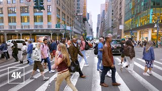 Streets of NEW YORK ❤️ Walks and the City Manhattan Walking Tour 4K [upl. by Annaohj501]