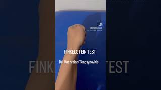 Finkelstein Test physiotherapy physicaltherapy video viralvideo [upl. by Enneira]